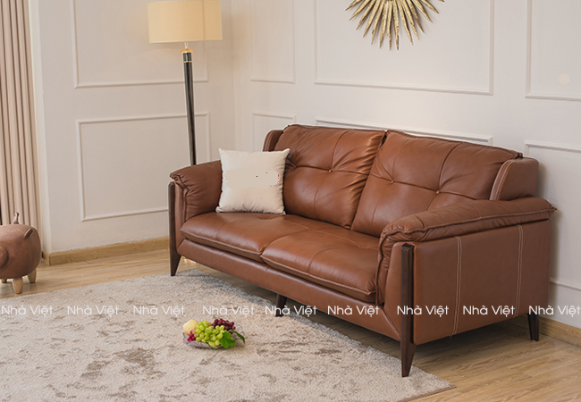 Sofa văng da kiểu hiện đại thiết kế gọn gàng cho nhà nhỏ Sofa văng mã 362