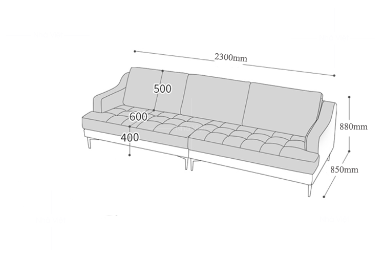 Với kích thước Sofa phòng khách hiện đại năm 2024, bạn sẽ có không gian tiện nghi và thoải mái hơn bao giờ hết. Sofa vừa phải nhưng vẫn rộng rãi đủ để bạn và người thân thư giãn sau một ngày làm việc mệt mỏi. Hãy xem hình ảnh để cảm nhận sự sang trọng và tiện nghi của những sản phẩm Sofa mới này.