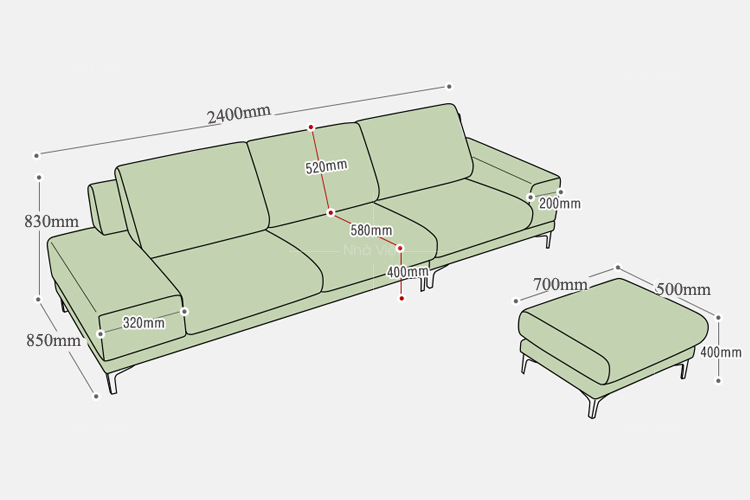 Sofa văng mã 303