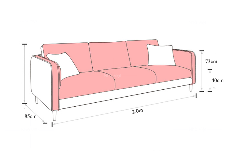 Sofa văng bọc vải VG-19