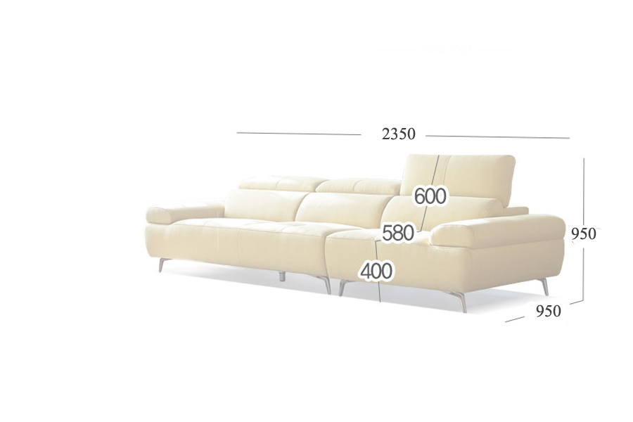 Sofa văng màu vàng V51