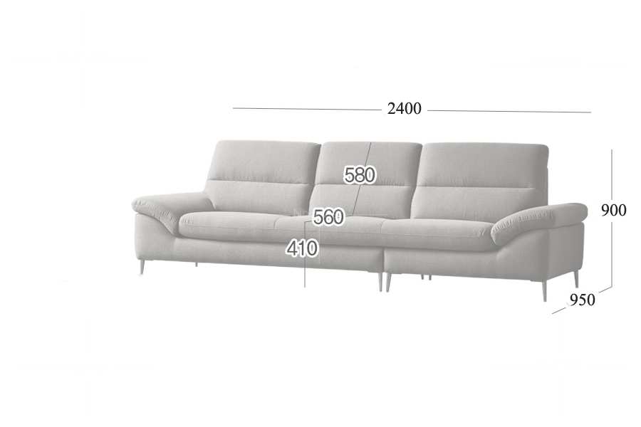 Sofa văng bọc vải VG30