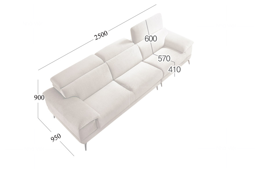 Sofa văng hiện đại VG362