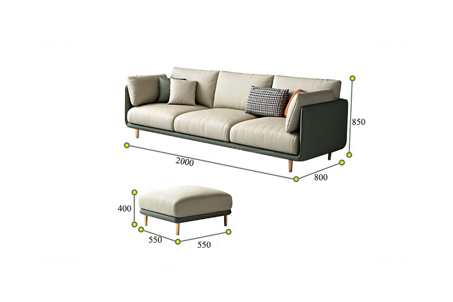 Sofa văng hiện đại VG43