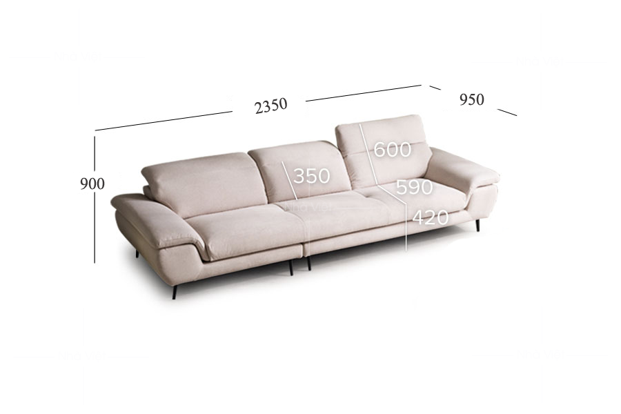 Sofa văng chung cư nhỏ VG32