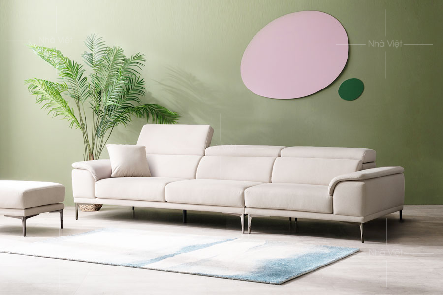 sofa - Bàn ghế sofa văng màu trắng phù hợp với không gian nào  490