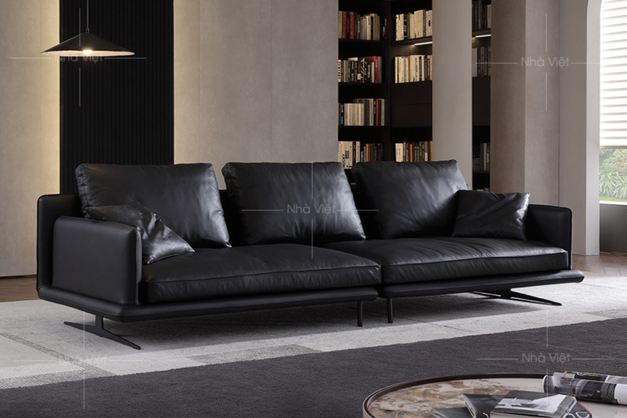 Sofa văng bọc da VG34