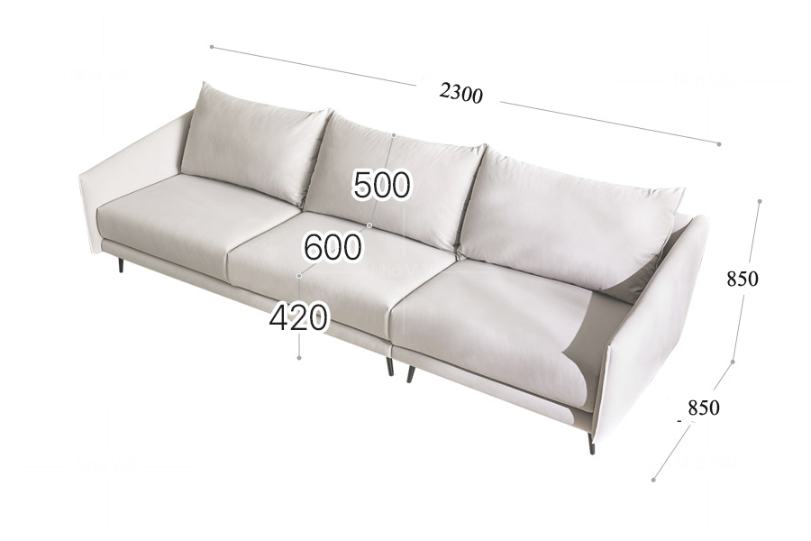 Sofa văng ba chỗ VG54