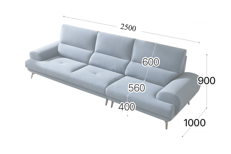 Sofa văng ba chỗ VG60