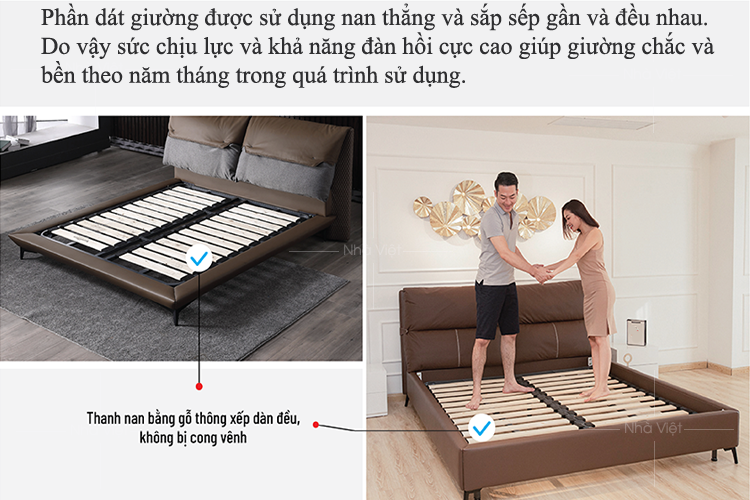Giường ngủ bọc da cao cấp chất lượng bán ở đâu tại Hà Nội