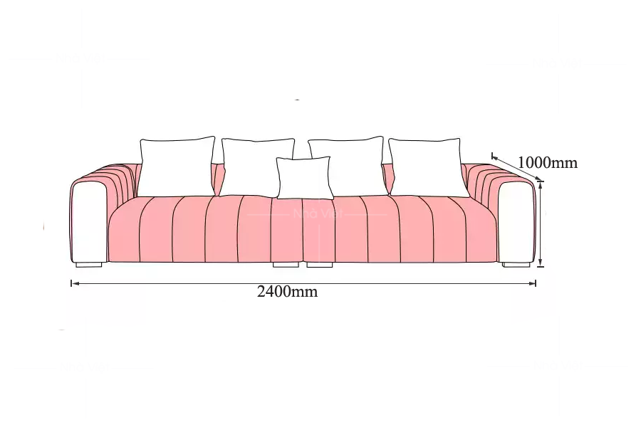 Sofa Minoti dạng văng M01