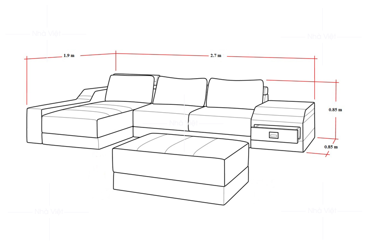 Kinh nghiệm kê sofa phòng khách hợp phong thuỷ đón tài lộc