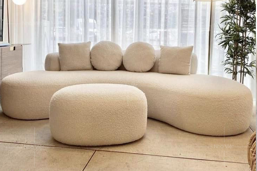 Sofa lông cừu dòng chất liệu mới cho ngành sản xuất sofa