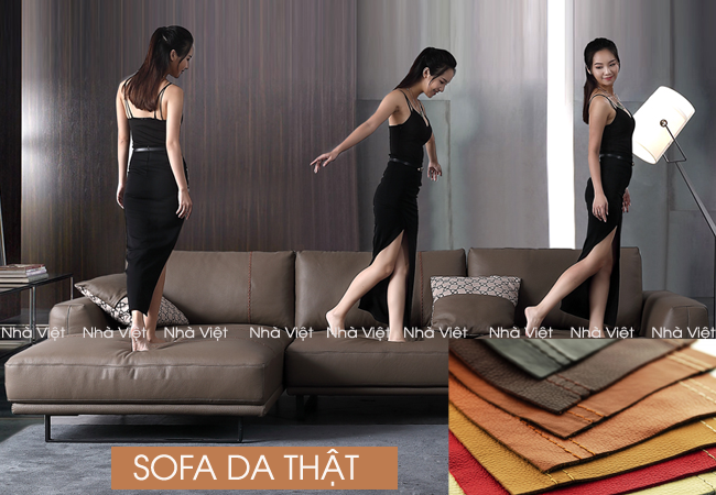 Kinh nghiệm : Vạch trần yếu điểm của sofa da thật 50%