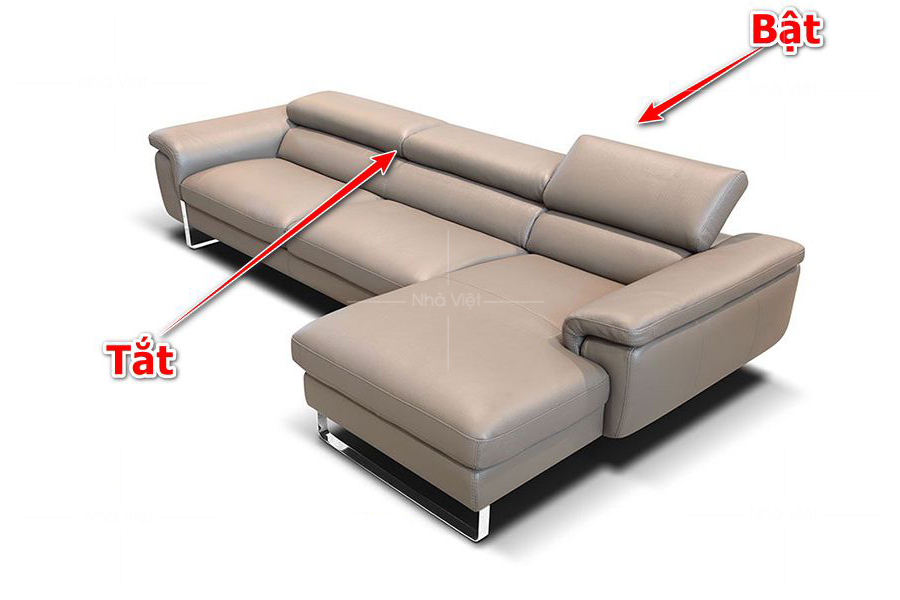 Lý do nên sở hữu một bộ sofa phòng khách tựa đầu nâng hạ hai chiều