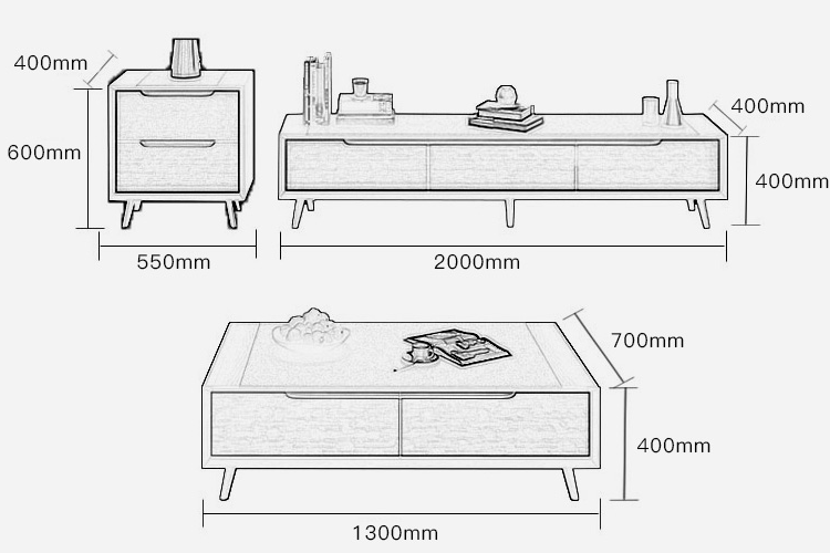 Cập nhật 3 bộ mẫu bàn trà và kệ ti vi mới nhất hiện nay