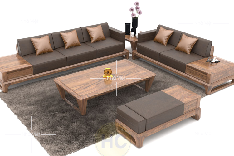 Các mẫu sofa gỗ phổ biến hiện nay trên thị trường