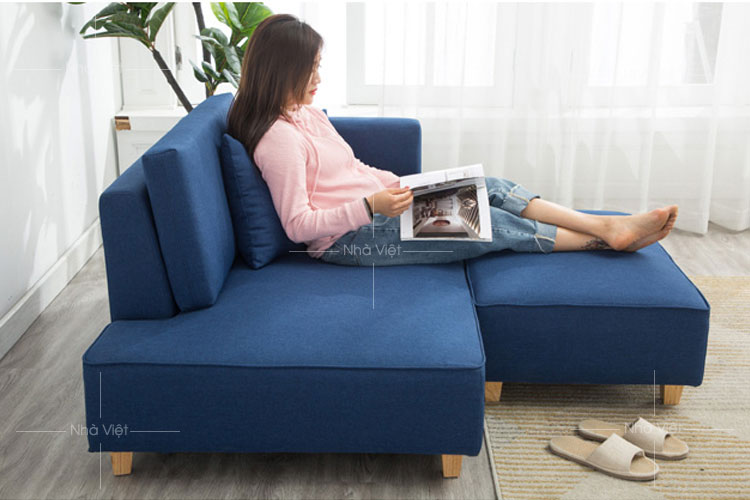 Mẫu ghế sofa có thể sếp thành giường cho nhà chật hẹp Mẫu ghế sofa có thể sếp thành giường cho nhà chật hẹp