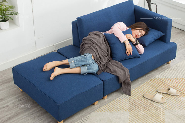 Mẫu ghế sofa có thể sếp thành giường cho nhà chật hẹp Mẫu ghế sofa có thể sếp thành giường cho nhà chật hẹp