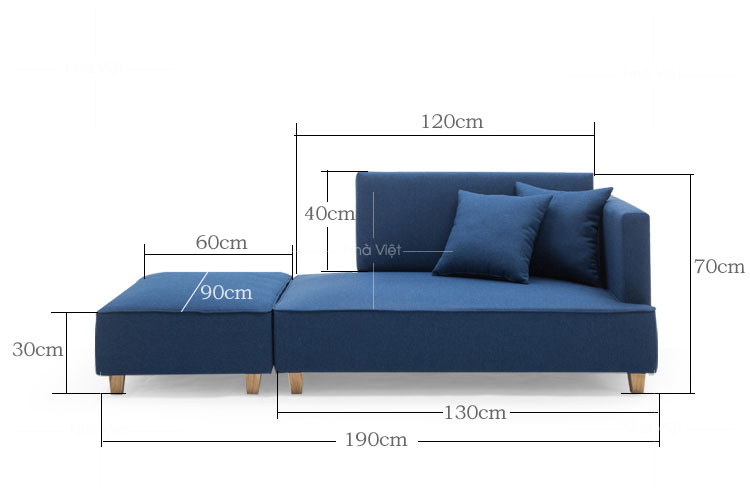 Mẫu ghế sofa có thể sếp thành giường cho nhà chật hẹp Mẫu ghế sofa có thể sếp thành giường cho nhà chật hẹp