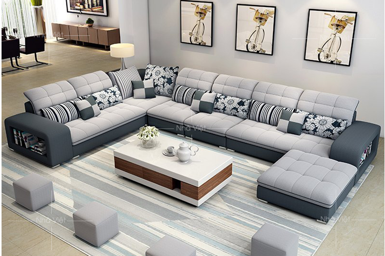 Sofa chữ U: Thiết kế độc đáo và tiện nghi, chiếc sofa chữ U luôn là lựa chọn hàng đầu cho mọi người khi muốn trang trí phòng khách của mình. Sofa chữ U giúp cho không gian sống trở nên rộng rãi hơn, góc ngồi thoải mái hơn. Hãy mang về cho ngôi nhà của bạn sự đa dạng và phong cách với chiếc sofa chữ U độc đáo này.