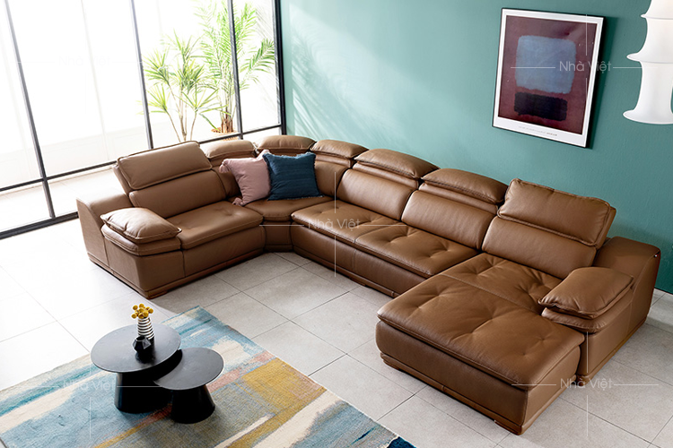 Những điều cần biết về ghế sofa chữ U cho phòng khách rộng