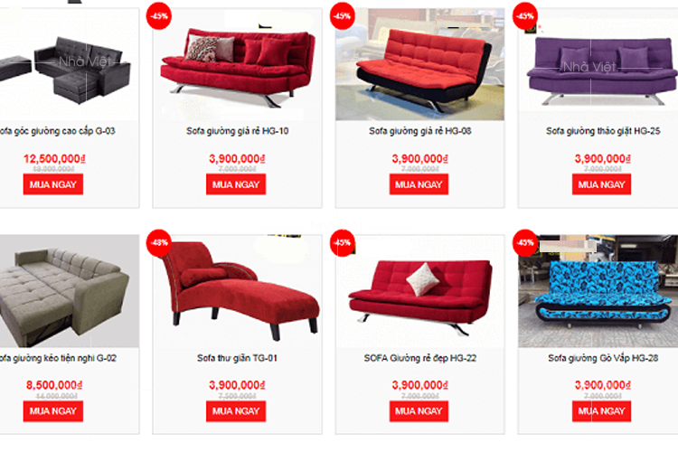 Ưu điểm và nhược điểm của bàn ghế sofa vải nỉ phòng khách