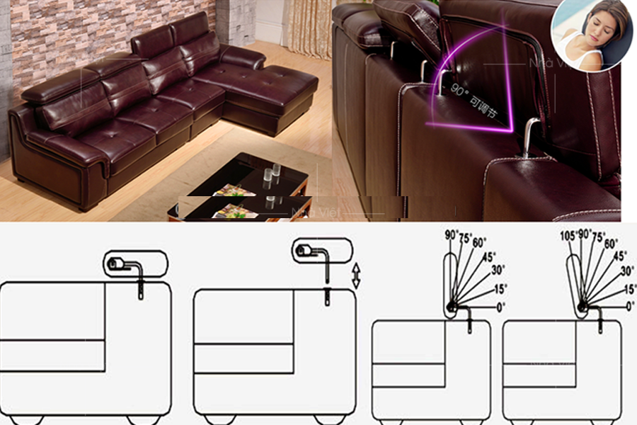 Chức năng của bộ phụ kiện tựa đầu ghế sofa phòng khách