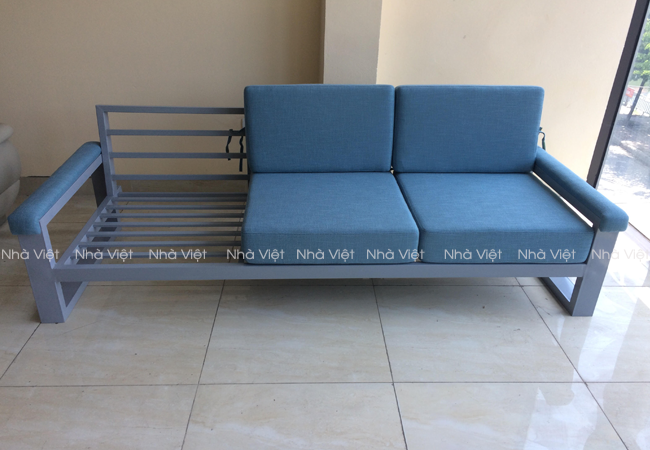 Mẫu sofa phòng khách khung sắt sản phẩm bền với thời gian