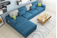 Bộ sofa nỉ phòng khách thiết kế sang trọng đang thu hút khách hàng