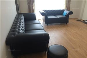 Sofa tân cổ điển tuyệt tác nâng tầm căn hộ nhà chị Trà My - Chung cư D. Le Pont Do Hoàng Cầu