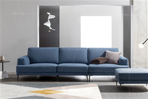 Ghế sofa vải bố lựa chọn hoàn hảo cho phòng khách vào mùa đông