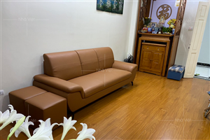 Ghế sofa văng nhà chị K. H - Chung cư A15 Kim Giang - Hoàng Mai - Hà Nội