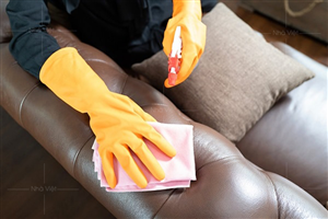 Làm thế nào để vệ sinh bộ sofa da vừa sạch lại không bị hỏng lớp da