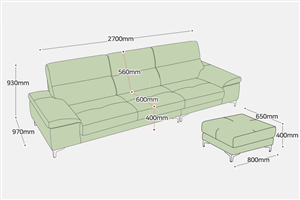 Người Việt Nam thường sử dụng sofa độ rộng bao nhiêu là hợp lý