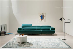Sofa cao cấp màu xanh mã T804