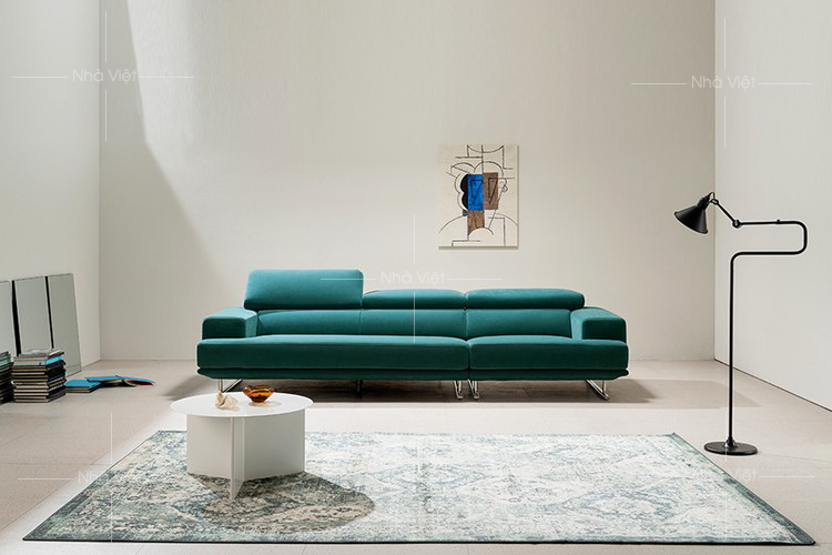 Sofa cao cấp màu xanh mã T804