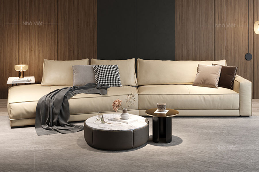 Sofa đẹp da Nhật Bản DL24
