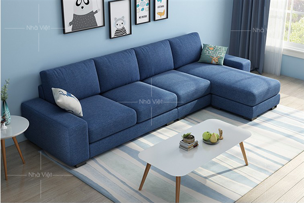 Sofa góc bọc vải GL04