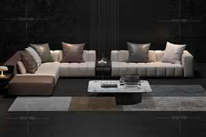 Sofa góc phòng khách rộng Minoti GL21