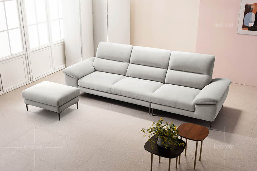 Sofa nỉ kích thước 2.5m mã ND43