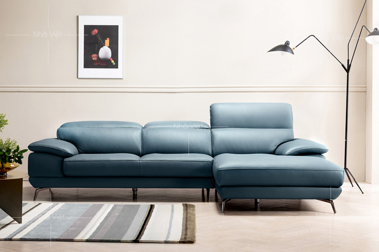 Sofa phòng khách màu xanh P40