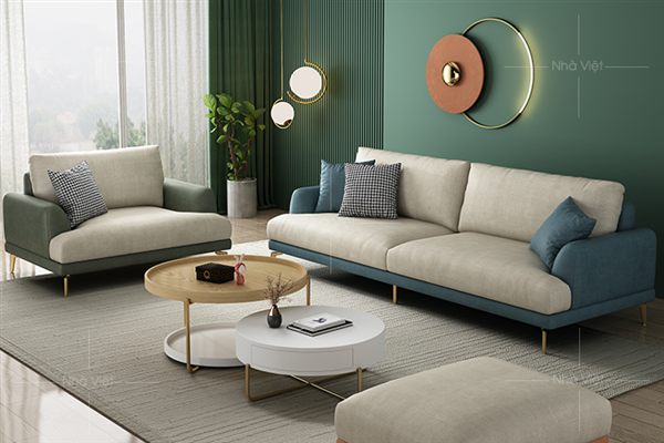 Sofa vải phong cách hiện đại VG14